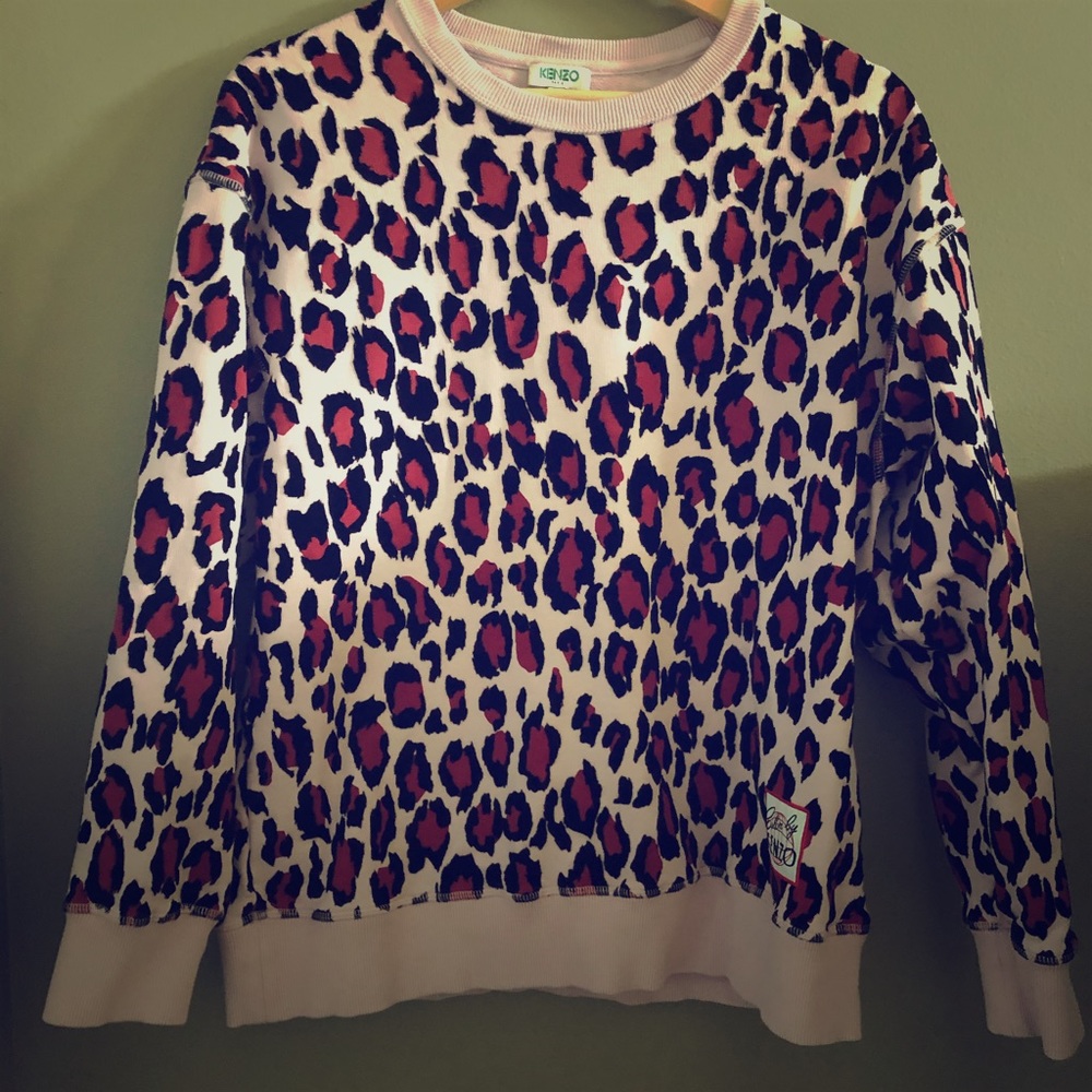 kenzo pink hoodie
